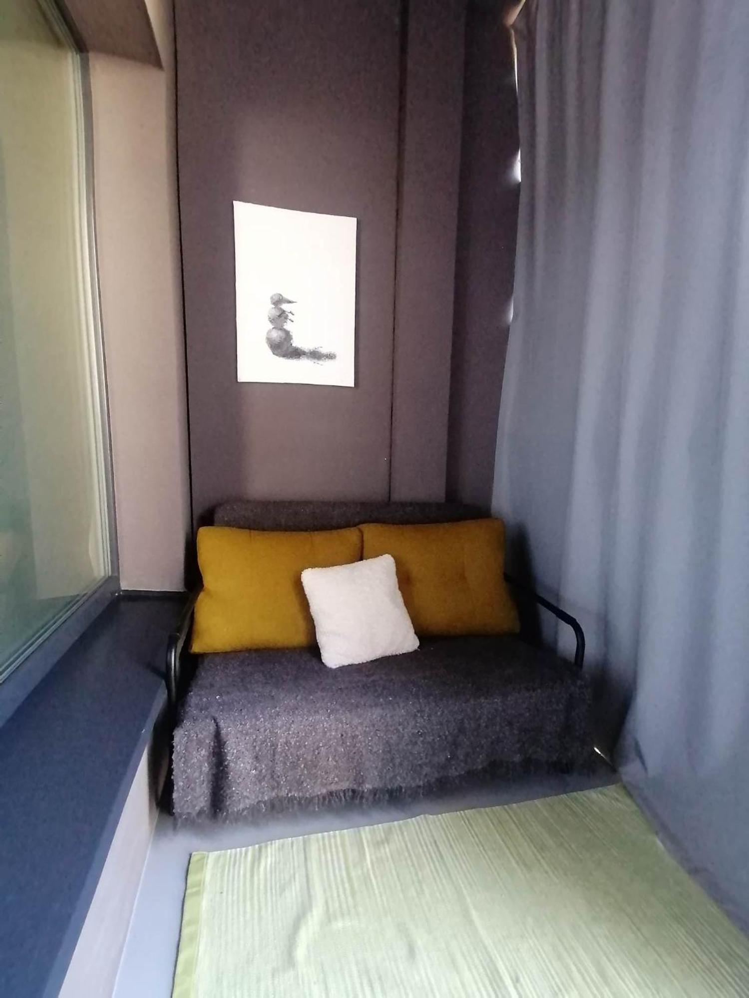 Erdvi Studija Spacious Studio Apartment Self Check In Vilnius Luaran gambar
